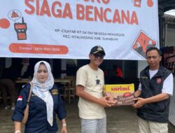 GRIB DPC Jakarta Pusat, PT Lapkfi Konsultan dan LBH-ADVOKASI APKFI Bantu Korban Banjir Bandang Sukabumi