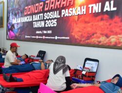 Peduli Dengan Sesama,TNI AL Gelar Bakti Sosial Donor Darah