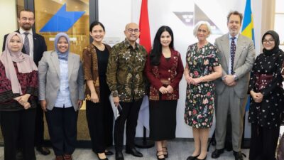 Kolaborasi Lintas Lembaga Kesehatan Indonesia Audiensi dengan Menteri Kesehatan Swedia Bahas