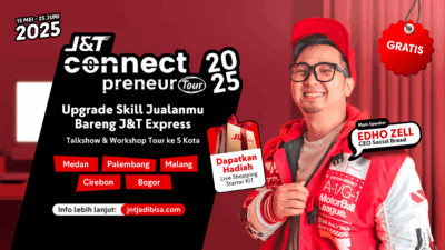 Bareng Edho Zell, J&T Connect Preneur Tour 2025 Bantu UMKM Kuasai Pasar Digital