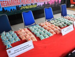 Selamatkan 15.000 Jiwa Anak Bangsa : Polres Metro Bekasi Kota Bongkar Jaringan Narkoba Bekasi-Bogor-Depok, 14 Ribu Butir Ekstasi Disita