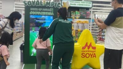 Anak Sensitif Susu Sapi Bisa Berprestasi: Morinaga Soya Gelar Instalasi Lari Interaktif Menuju Soyalympic The Final Game 2025