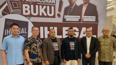 Praktisi Hukum Husni Farid Abdat, & Ibrahim Alwini, Luncuran Buku ” IHLEGAL”