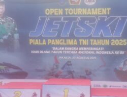 Korsahli Mewakili Panglima TNI Resmi Buka Open Turnamen Jetski Piala Panglima TNI