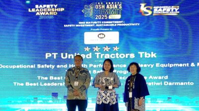 Konsisten Terapkan Budaya K3, United Tractors Dianugerahi Penghargaan OSH Asia’s Summit 2025