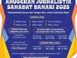 Kementerian Kelautan dan Perikanan (KKP) Dorong Swasembada Garam dan Pangan Biru untuk Indonesia Maju