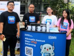 BRI Jakarta Daan Mogot Hadirkan Open Booth di Acara Senam Bersama