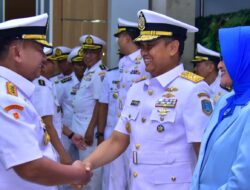 Danpushidrosal Pimpin Pengukuhan Jabatan Asisten dan Kadisserta Serah Terima Jabatan di Lingkungan Pushidrosal