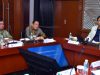 Danpushidrosal Hadiri Audiensi Asosiasi pelaku usaha logistik Indonesia dengan Menteri Keuangan RI