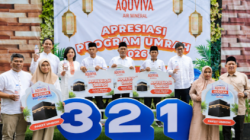 Kampanye 3-2-1, AQUVIVA Berangkatkan Marbot dan Pemenang Kejutan Tutup Botol Ramadan ke Tanah Suci