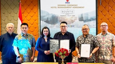 Omega Hotel Management Tandatangani LOI Pengoperasian The Bountie Hotel Sukabumi