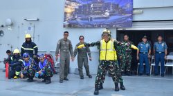 Pushidrosal Gelar Helideck Party di KRI Canopus-936