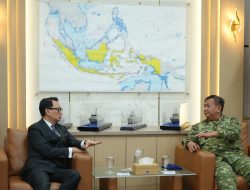 Perkuat Diplomasi Maritim Nasional, Pushidrosal Terima Audiensi Wamenlu RI