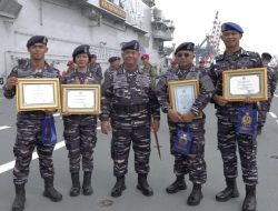Empat Prajurit Pushidrosal Terima Penghargaan Kasal